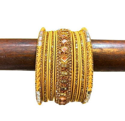 YELLOW WEDDING BANGLES SET Y-2