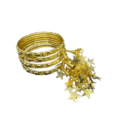 Metal bangles chudi,DG-2,C-GOLD COLUR - IB Collection