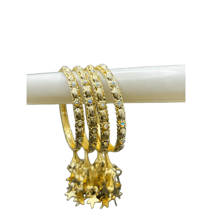 Metal bangles chudi,DG-2,C-GOLD COLUR - IB Collection