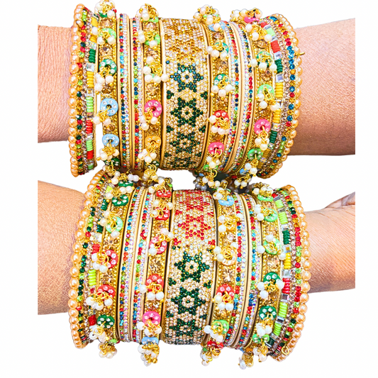 Bridal Bangles set Multicolor